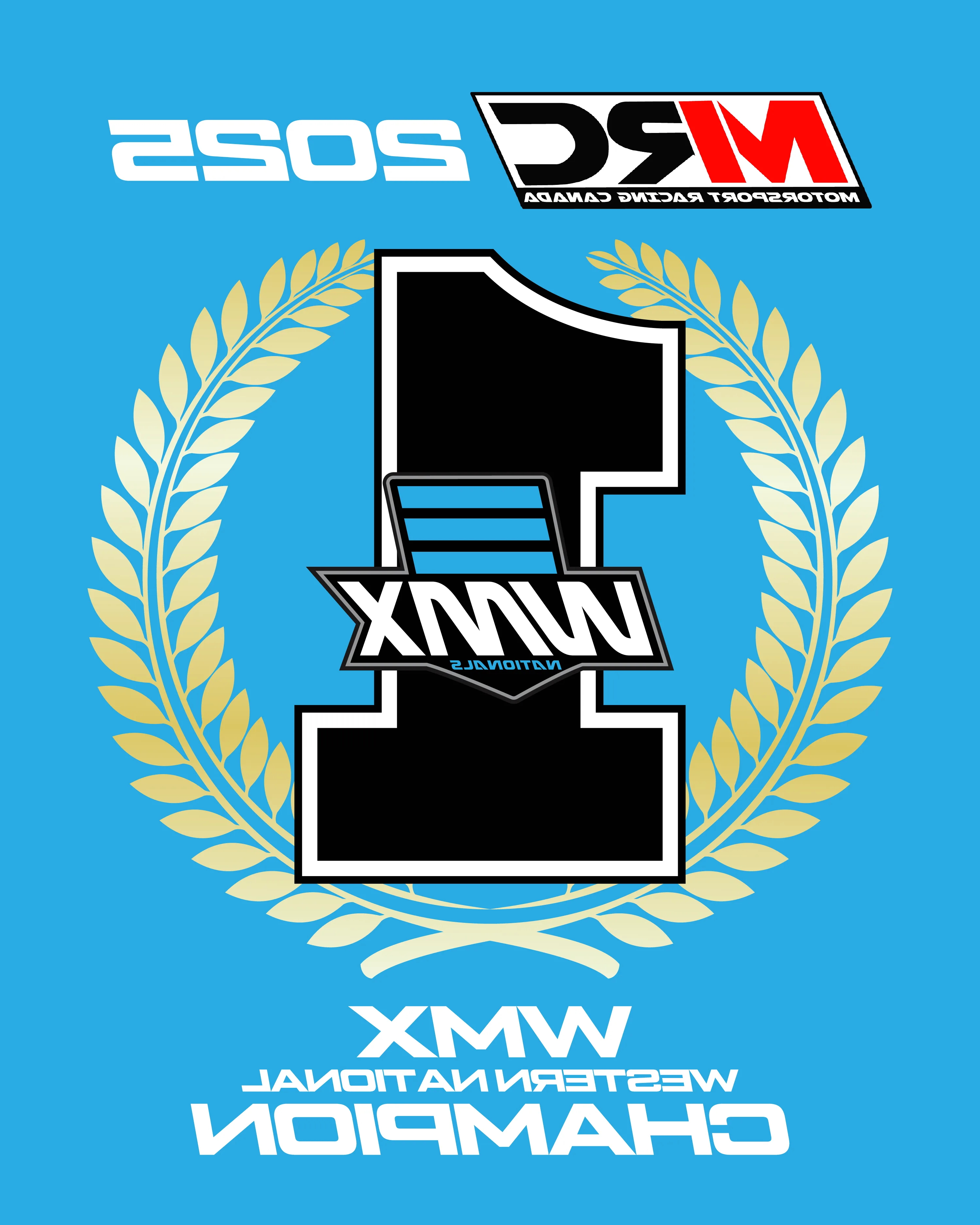 WMX West Champion plate